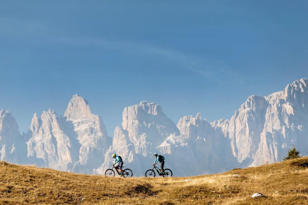 itinerari bike in Paganella per una vacanza a Andalo all\'insegna dello sport e il divertimento sulle Dolomiti di Brenta